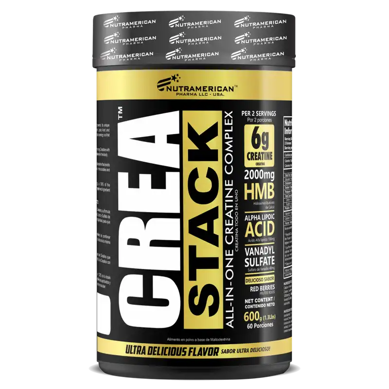 Crea Stack – Creatina Monohidratada con HMB 💪🔥