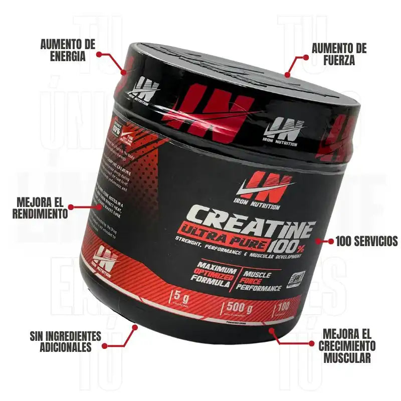Creatina Iron Nutrition 500 Gramos