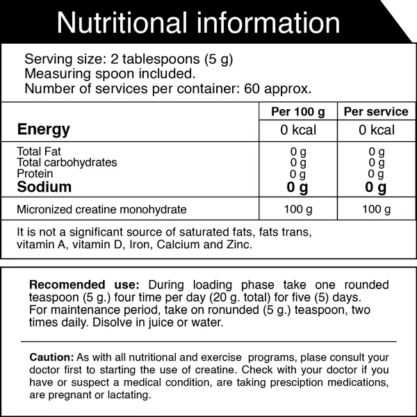 Creatina Iron Nutrition 300 Gramos