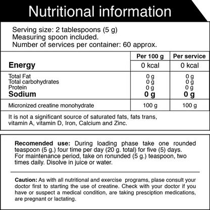 Creatina Iron Nutrition 300 Gramos