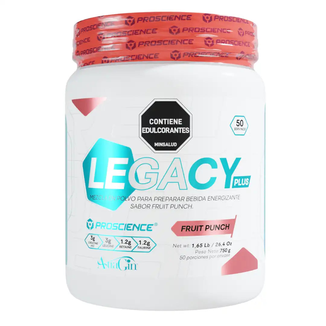 Legacy Plus – 50serv / Potencia y Recuperación en un Solo Suplemento ⚡🏋️‍♂️