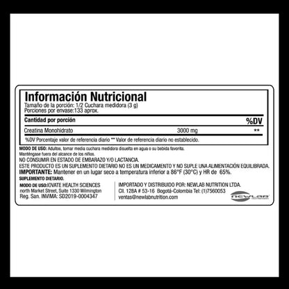 Platinum 100% Creatine 400g - Muscletech